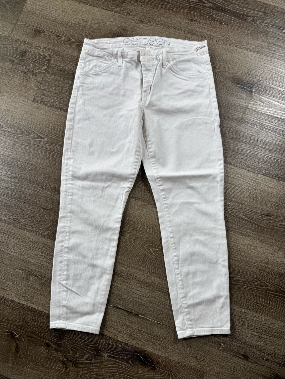 Goldsign White Denim Jeans(209)
